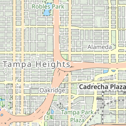 Hillsborough County topographic map, elevation, terrain