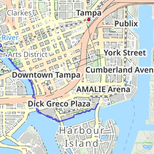 Hillsborough County topographic map, elevation, terrain