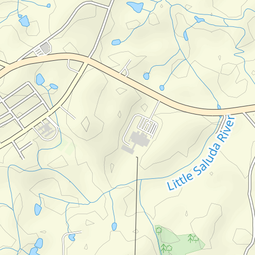 Saluda County Gis Mapping Saluda Topo Map Sc, Saluda County (Saluda North Area) Topo Zone