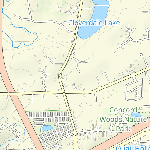 Quail Hollow Golf Course Topo Map OH, Lake County (Painesville Area)