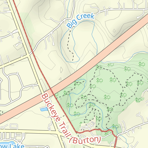 Quail Hollow Golf Course Topo Map OH, Lake County (Painesville Area)