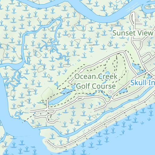 Fripp Island Map Pdf Fripp Island Topo Map Sc, Beaufort County (Fripp Inlet Area) Topo Zone