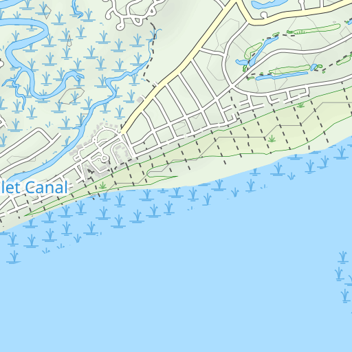 Map Of Fripp Island Sc Fripp Island Topo Map Sc, Beaufort County (Fripp Inlet Area) Topo Zone