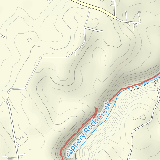 Mcconnells Mill State Park Map Mcconnells Mill State Park Topo Map Pa, Lawrence County (Portersville Area)  Topo Zone