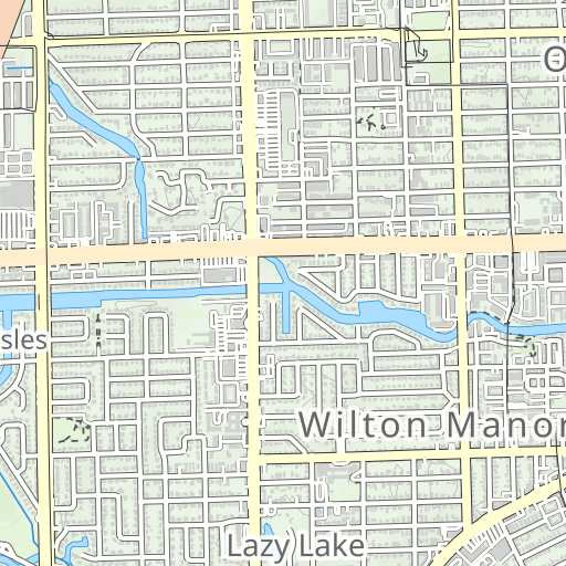 Wilton Manors Florida Map Wilton Manors Topo Map Fl, Broward County (Fort Lauderdale North Area) Topo  Zone