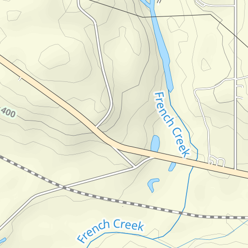 Erie County Pa Gis South Branch French Creek Topo Map Pa, Erie County (Waterford Area) Topo  Zone