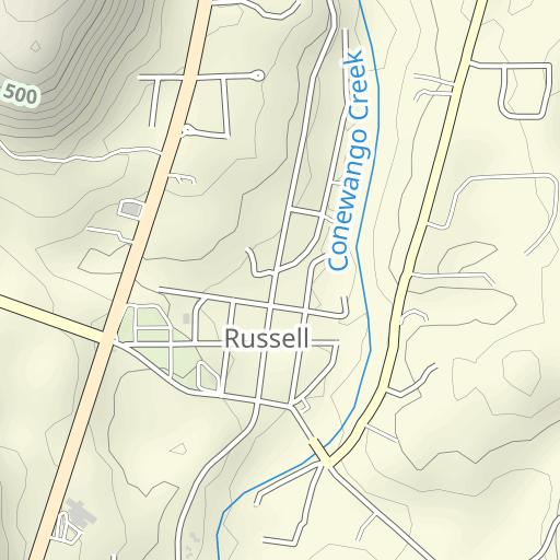 Warren County Pa Gis Russell Topo Map Pa, Warren County (Russell Area) Topo Zone