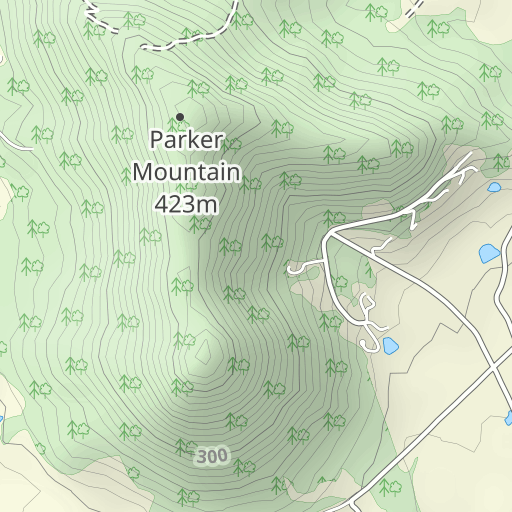 Parker Mountain Topo Map VA, Greene County (Swift Run Gap Area)