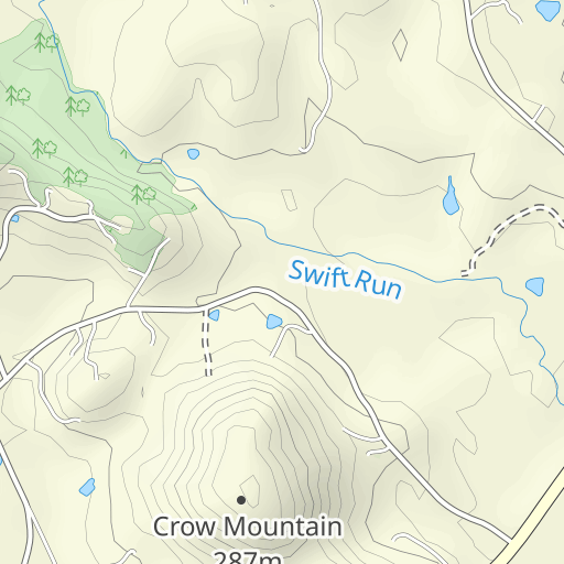 Parker Mountain Topo Map VA, Greene County (Swift Run Gap Area)