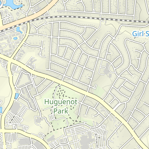 Map Of Chesterfield Towne Center Chesterfield Towne Center Shopping Center Topo Map Va Chesterfield County Bon Air Area Topo Zone