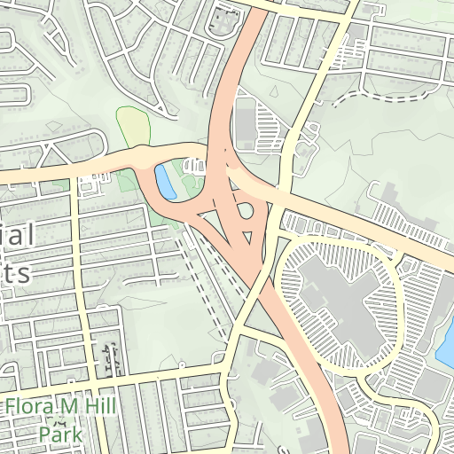Southpark Mall Topo Map VA, Colonial Heights (city) County