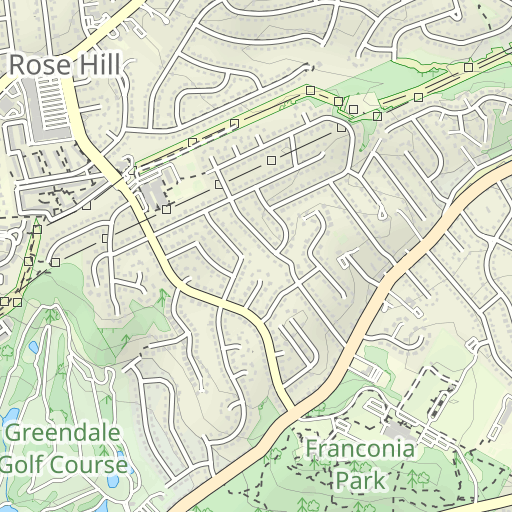 Lee District Park Topo Map VA, Fairfax County (Alexandria Area) Topo Zone