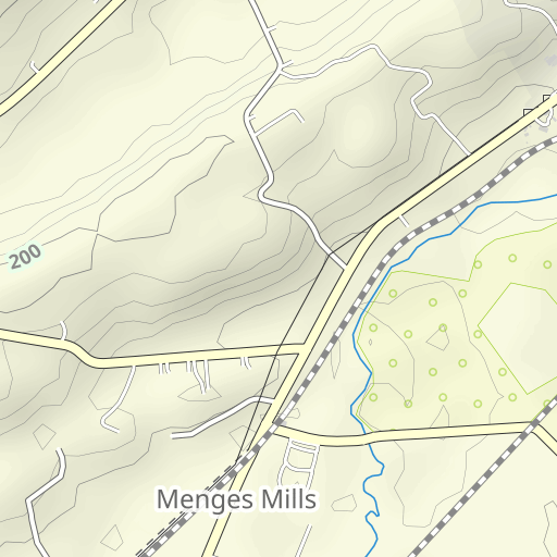 York County Pa Gis Mapping Oil Creek Topo Map Pa York County Hanover Area Topo Zone