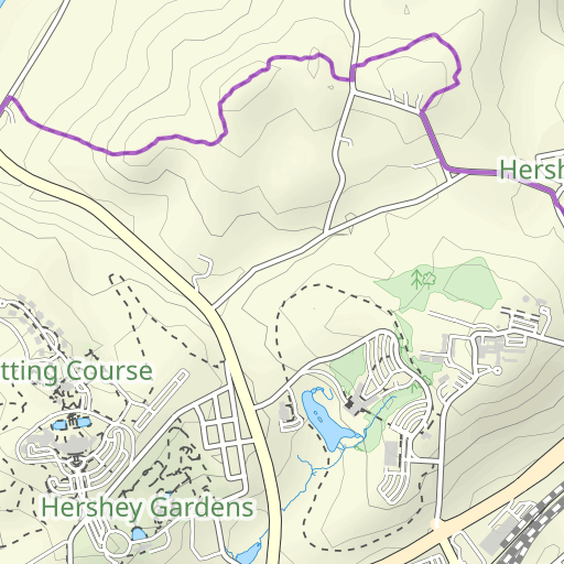 Map of Hershey Gardens - Hershey Gardens