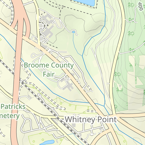 Ford Hill Country Club Topo Map NY, Broome County (Whitney Point Area) Topo  Zone