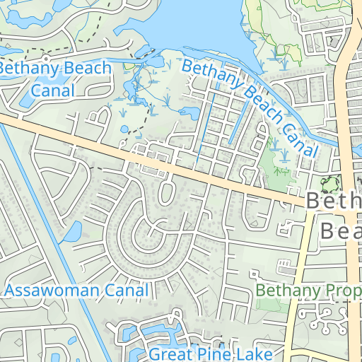 Sea Colony Bethany Beach Map Sea Colony Topo Map De, Sussex County (Bethany Beach Area) Topo Zone