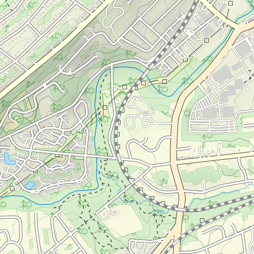 Short Hills Mall Shopping Center Topo Map NJ, Essex County (Roselle Area)