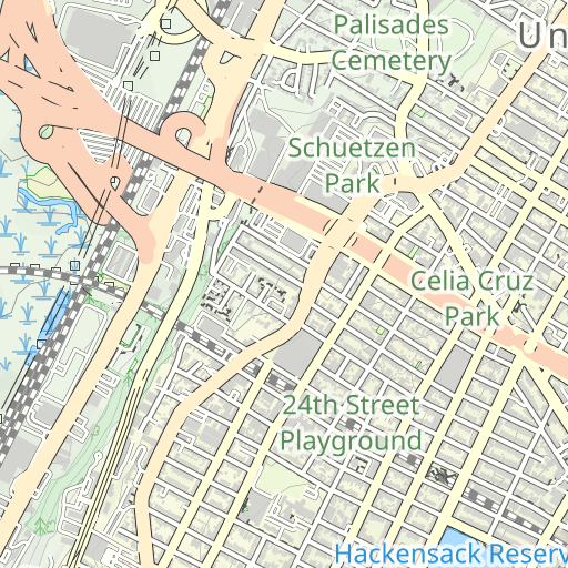 union city nj map