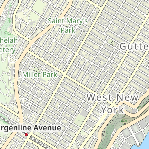 union city nj map