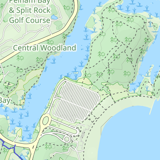 Map Of Pelham Bay Park Pelham Bay Park Topo Map Ny, Bronx County (Flushing Area) Topo Zone