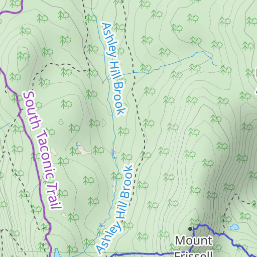 Mount Frissell Topo Map Ma Berkshire County Bash Bish Falls Area Topo Zone