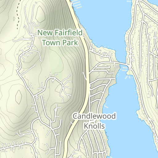 town of fairfield ct map