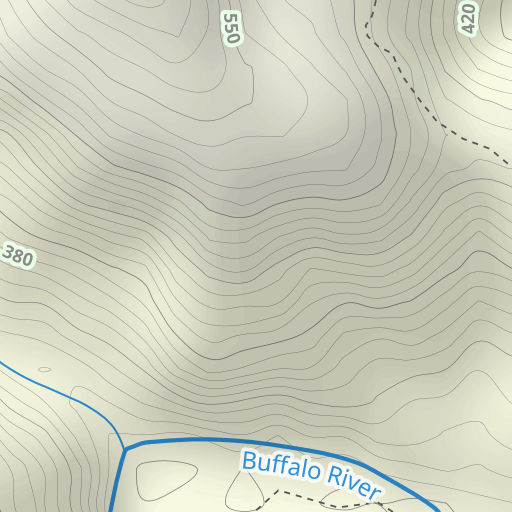 Bee Bluff Topo Map Newton County Ar Ponca Area