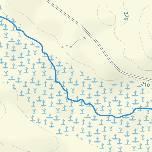 South Branch Boyne River Topo Map Charlevoix County Mi Boyne Falls Area
