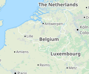 Map of Belgium